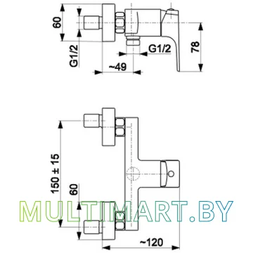 Смеситель Armatura Mokait 5536-010-81 картинка 2